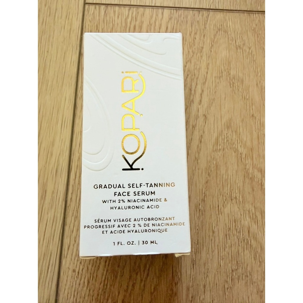 Kopari Gradual Self-Tanning Face Serum 2% Niacinamide Hyaluronic Acid GTS-0030
